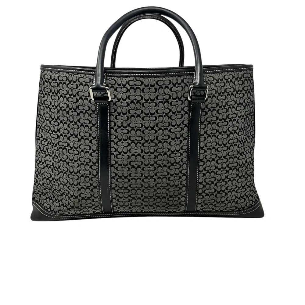 Coach Signature C Logo Business Satchel Tote Bag Mini C ‎ Signature